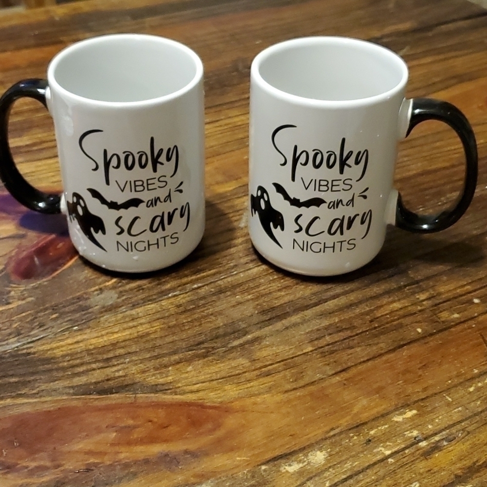 Gibson Halloween Spooky Vibes Mugs Set of 2